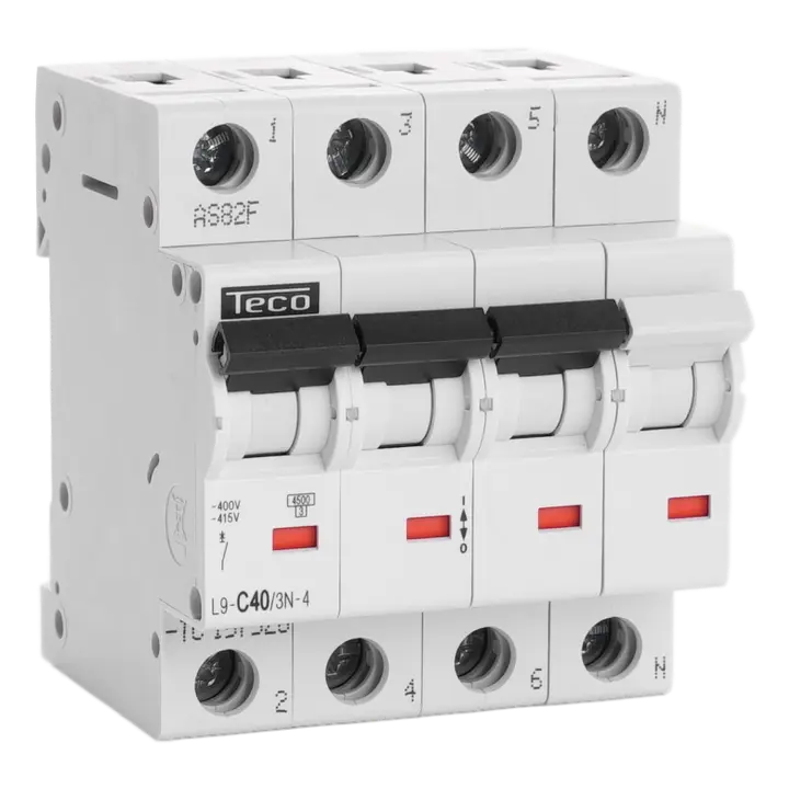 TECONEX: AUTOMAAT TC 3P+N 40A 4,5KA C 