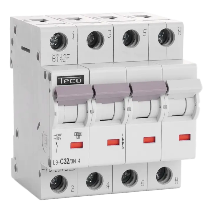 TECONEX: AUTOMAAT TC 3P+N 32A 4,5KA C 