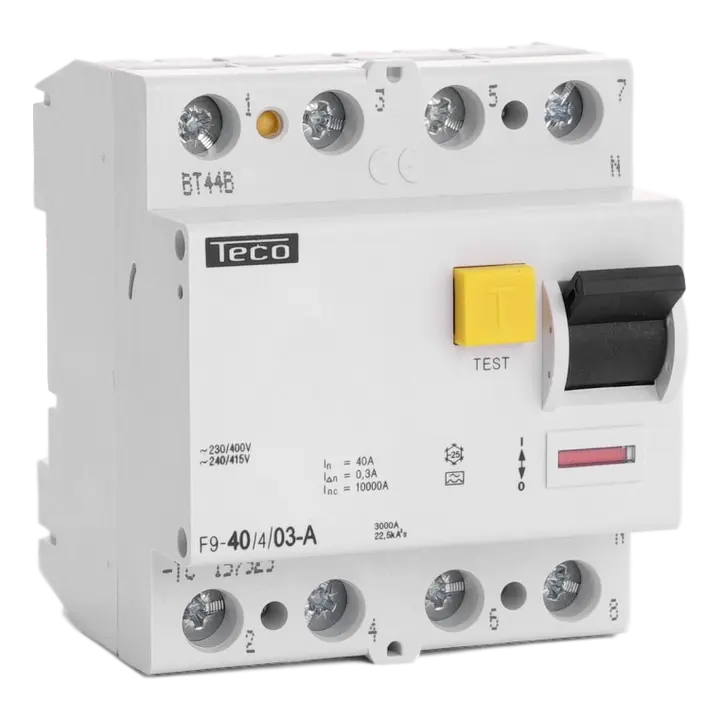 TECONEX: DIFFERENTIEELSCHAKELAAR  4P 40A 300MA TYPE A 
