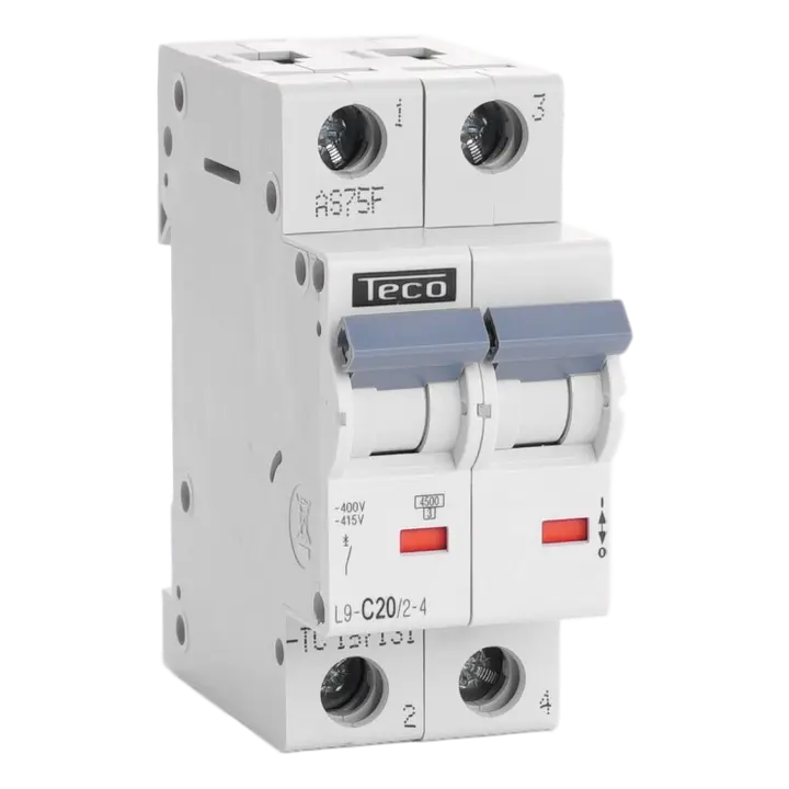 TECONEX: AUTOMAAT 2P 20A 4,5KA C