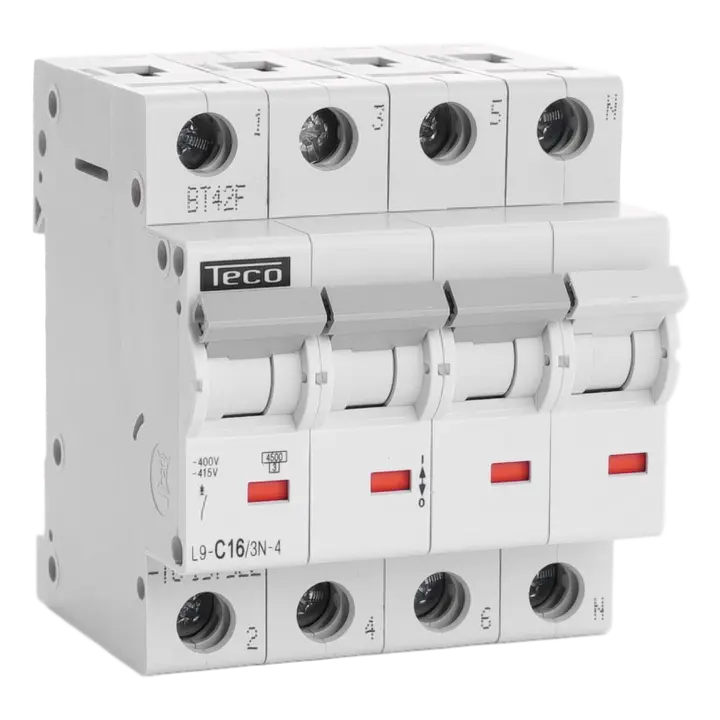 TECONEX: AUTOMAAT TC 3P+N 16A 4,5KA C 