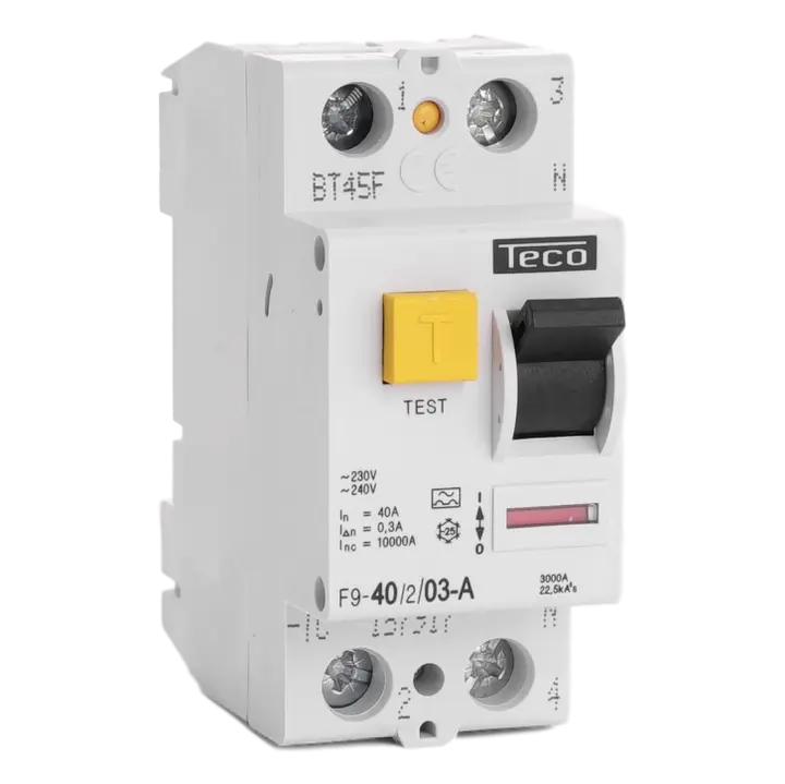 TECONEX: DIFFERENTIEELSCHAKELAAR  2P 40A 300MA TYPE A 