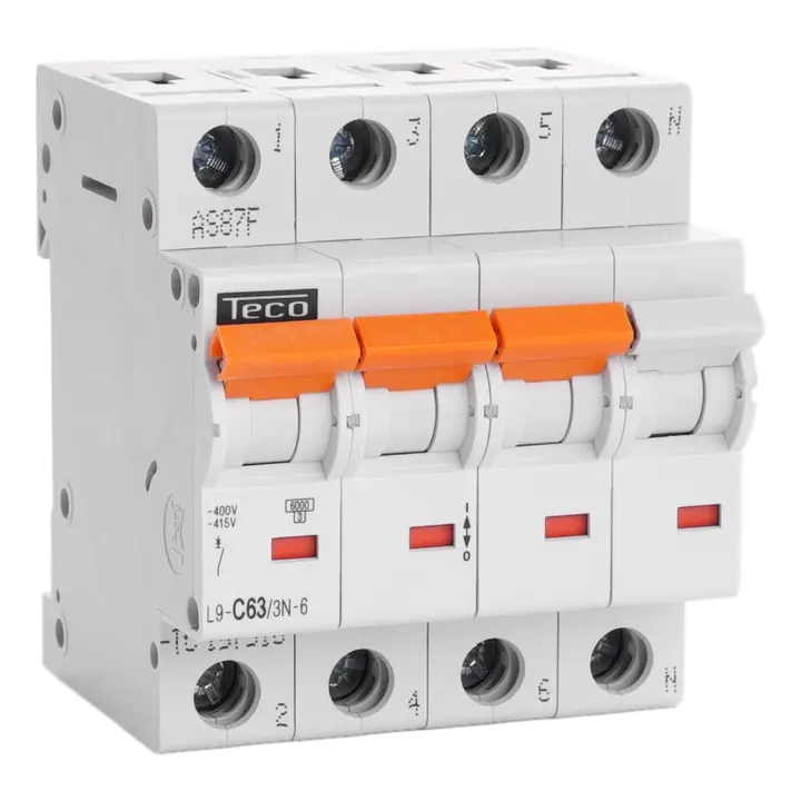 TECONEX: AUTOMAAT TC 3P+N 63A 6KA C 