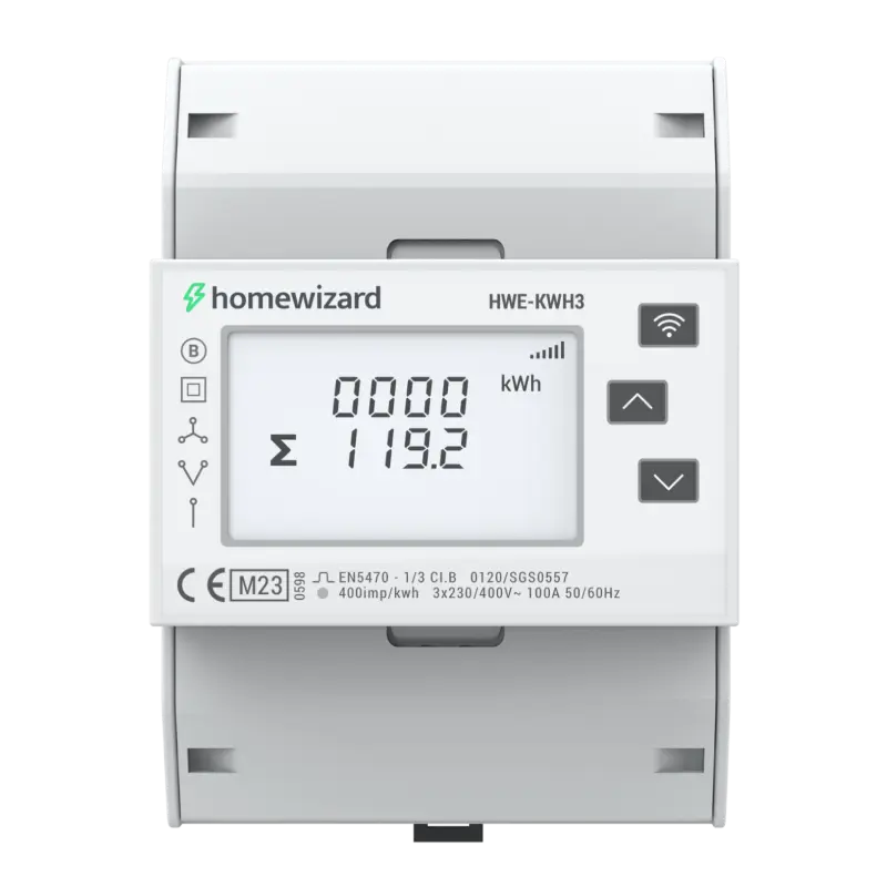 HOMEWIZARD: KWH METER 3-FASE MID 