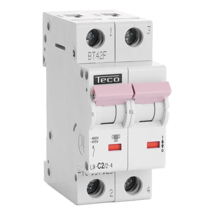 TECONEX: AUTOMAAT 2P 2A 4,5KA C