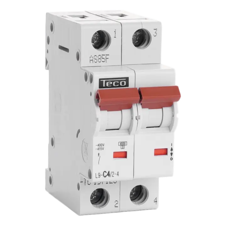 TECONEX: AUTOMAAT 2P 4A 4,5KA C