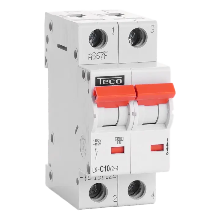 TECONEX: AUTOMAAT 2P 10A 4,5KA C